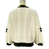 Evermore Cardigan Taylor Version Green Vine Embroidered Button Down Cable Knit Sweater Women Fall Winter Vintage Outfit 6