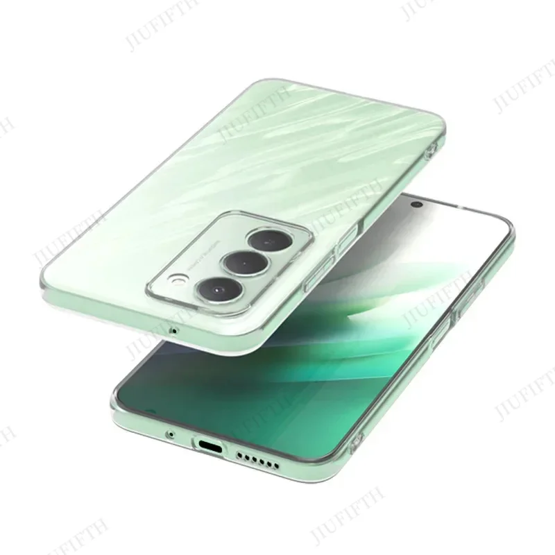 Clear Transparent TPU Phone Case – Slim & Soft Protective Back Cover