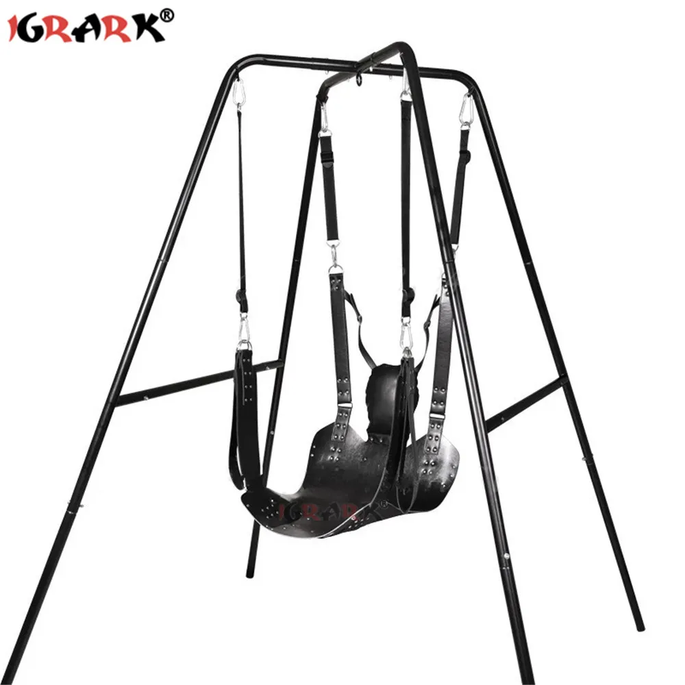 Sex Toys Sex Swings For Couples Two Erotic Product BDSM Bondage Sling Leather Bed Hammock Pillow Love Positions