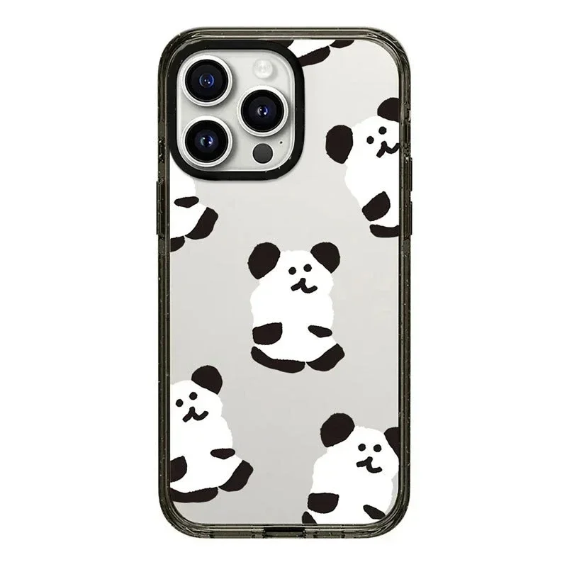 

Upgrade Acrylic Border Shadow Panda Phone Case Cover for IPhone 11 12 13 14 15 Pro Max Case for IPhone 14 Pro Max