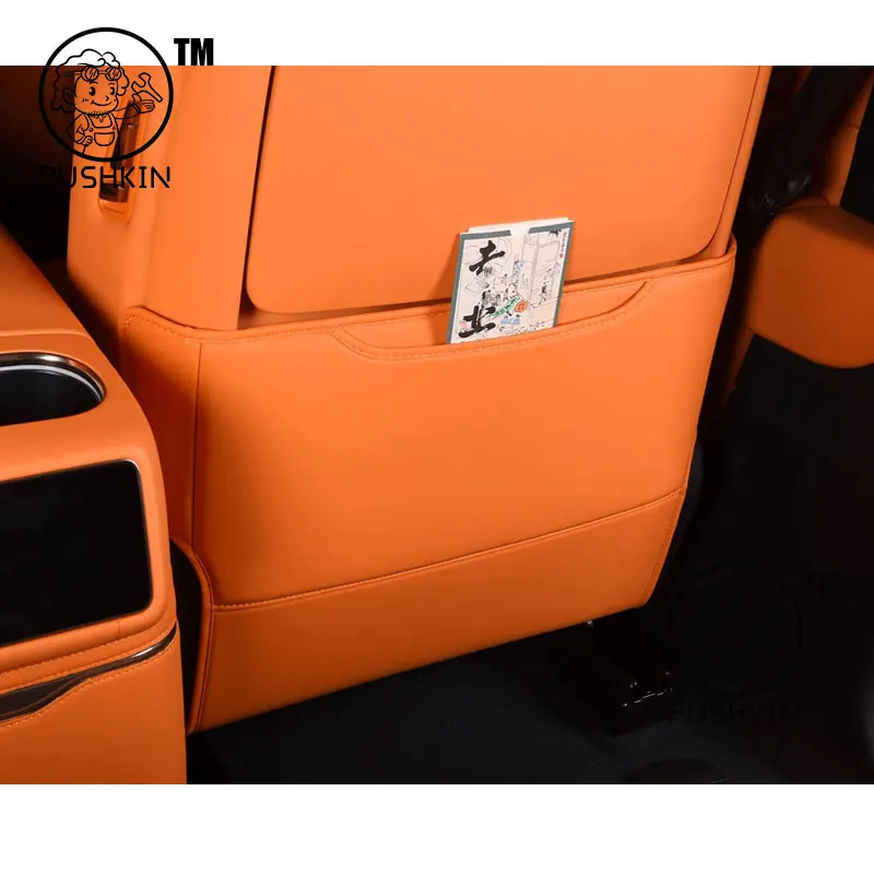 린크앤코 900 2025 2026 차량 뒷좌석 발차기 방지 커버, 시트 백 킥 프로텍터, 방오 가죽 인테리어 액세서리