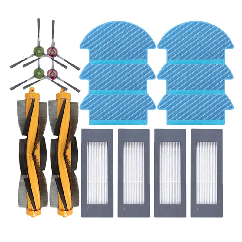 

Сменный ролик/боковая щетка для пылесоса Ecovacs Deebot DN33 DN36 DN55 DN520, фильтр НЕРА, моющаяся тряпка для швабры