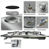 24 Inch Gas Cooktop 4 Burners, Built-in Stainless Steel Gas Hob, NG/LPG Dual Fuel Stovetop with Thermocouple 3