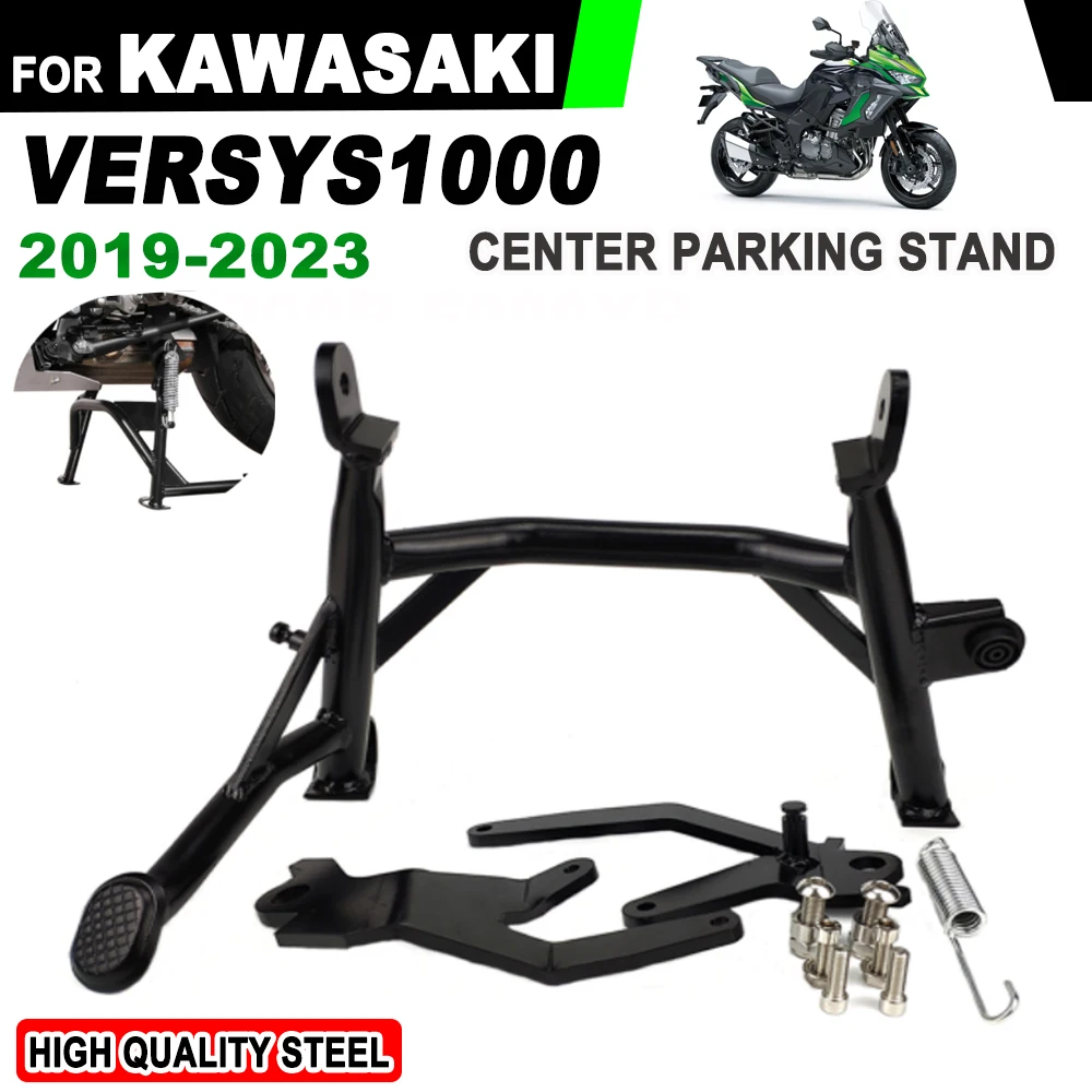

For KAWASAKI Versys 1000 Versys1000 2022 Motorcycle Accessories Middle Kickstand Foot Kick Stand Support Bracket Center Stand
