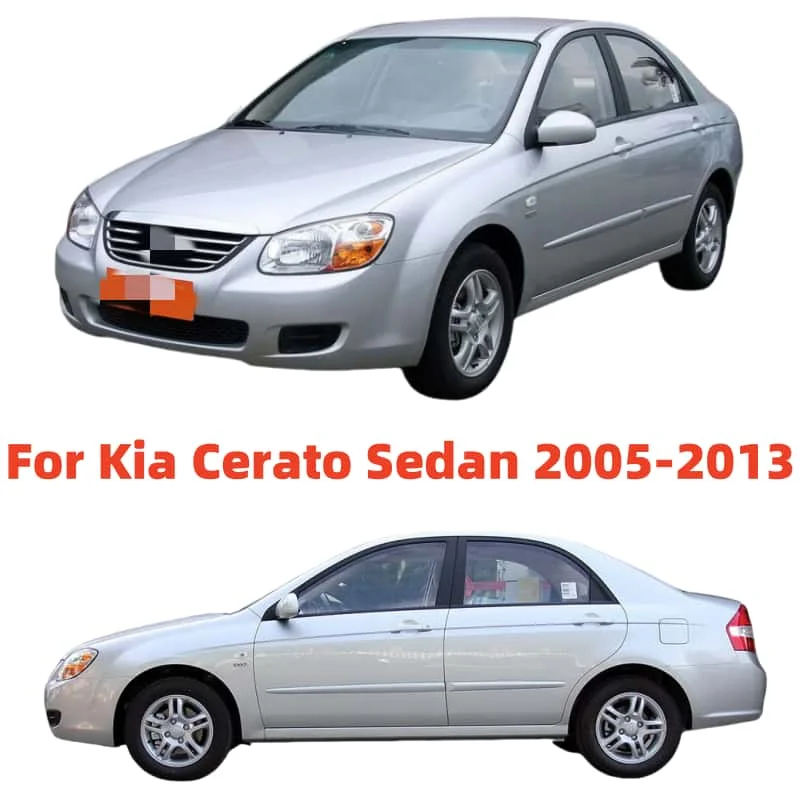 For Kia Cerato Sedan 2005-2013 Window Visors Rain Guard Side Vent Deflector Weathershield Moulding Trim Cars Accessories