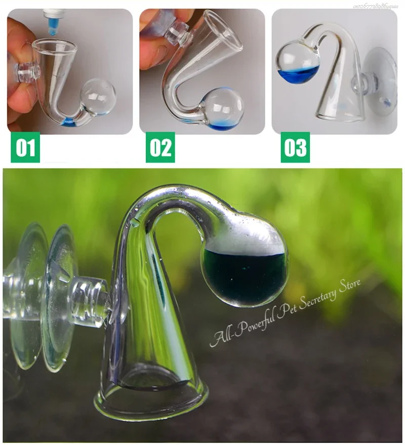 CO2 Fish Tank Diffuse Glass Drop Checker