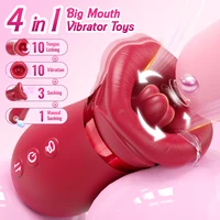 Zunge Wackeln Vibrator für Frauen Vakuum Saugen Klitoris Stimulator Weibliche Masturbator Nippel Klitoris Sauger Sex Spielzeug für Frauen 2