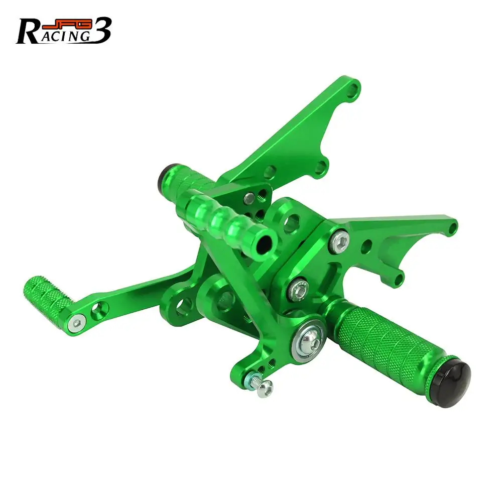 

Motorcycle Adjustable Footpegs Foot Pegs For Kawasaki Ninja ZX14 ZX-14 ZX14R ZX-14R ZZR1400 2006-2011