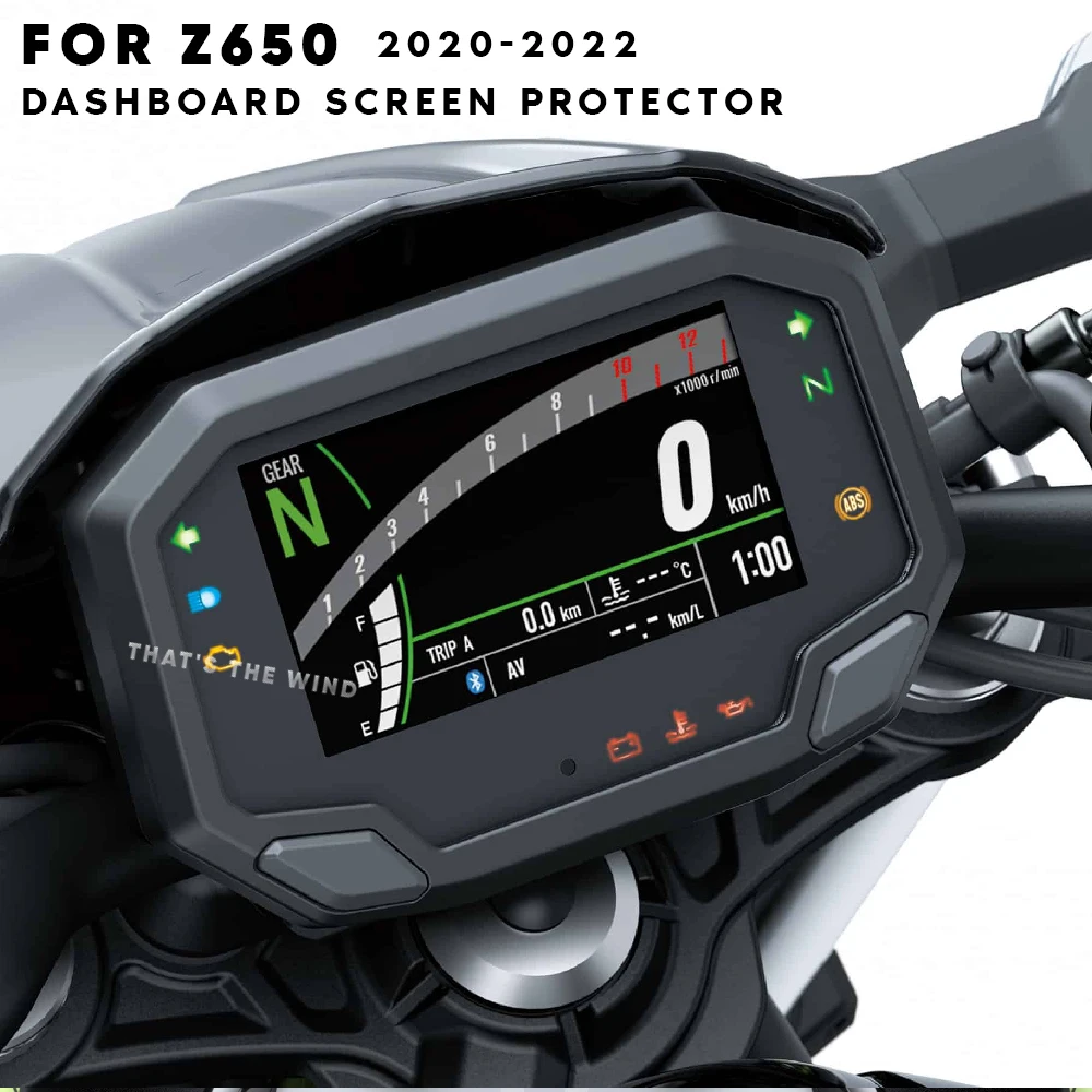 

For Kawasaki Z650 2022 2021 2020 Motorcycle Scratch Cluster Protection Instrument Film Screen Dashboard