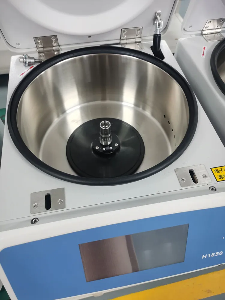 H1850 Benchtop Touch Screen High Speed Laboratory Centrifuge Machine Centr&iacute;fuga with Rotor
