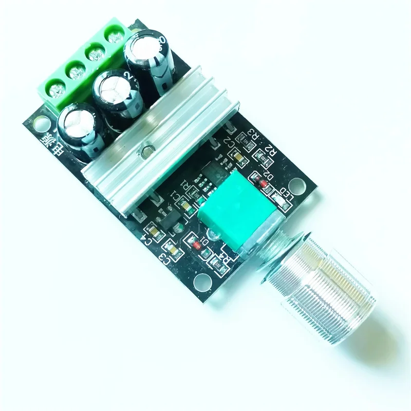 1pcs PWM Motor Speed Controller Regulator DC 6V 12V 24V 28VDC 3A 80W Adjustable Variable Speed Control With Potentiometer Switch