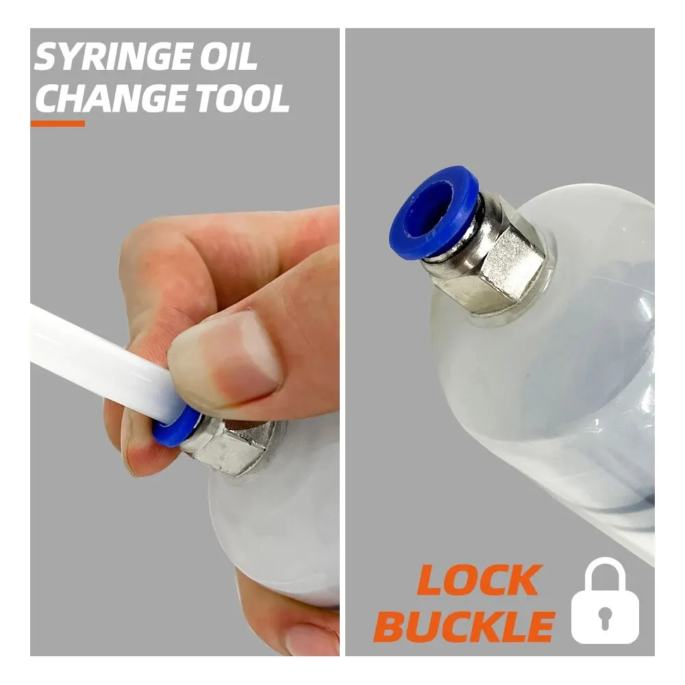 1.5L Oil Fluid Extractor Filling Oil Change Syringe Bottle Transfer Automotive Fuel Extraction Pump Hand Tool Oil Extractor Pump oil pump