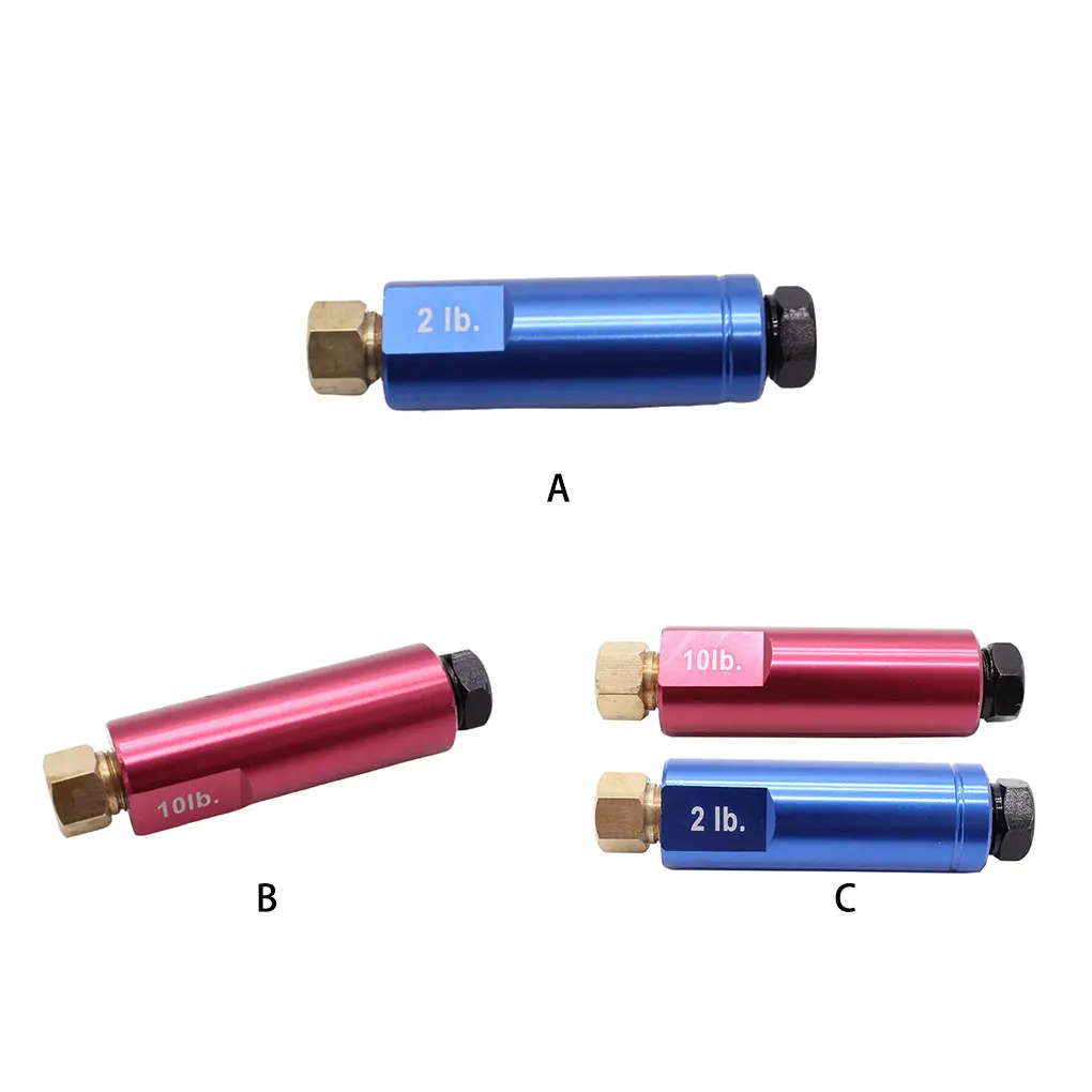 2/10LB Disc Residual Brake Pressure Valve Kit Metal Valve Residual Pressure Efficient for Disc Drum