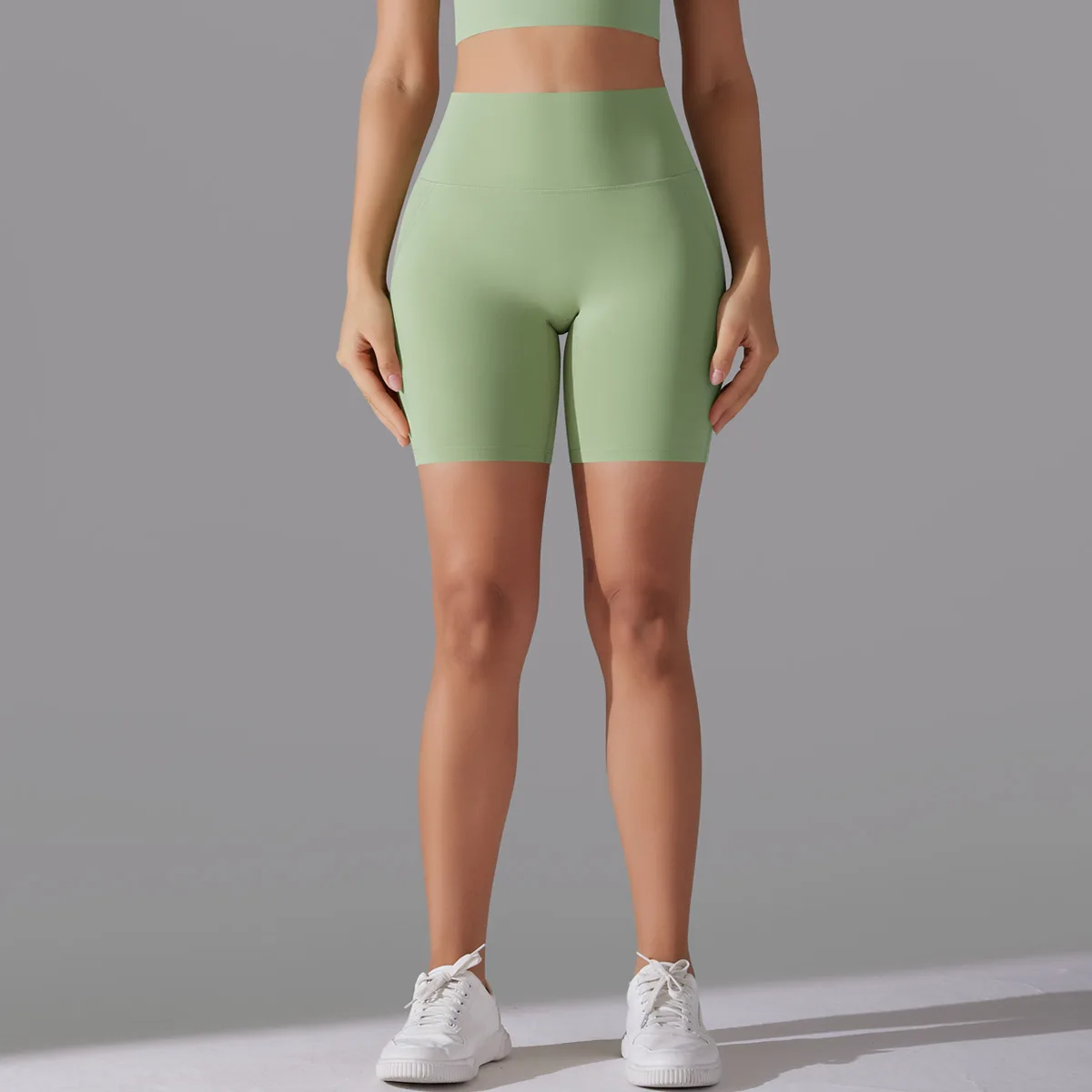 Women Wear-free Underwear High Waist Tight Zero Sense Shorts Sports Running Fitness Yoga