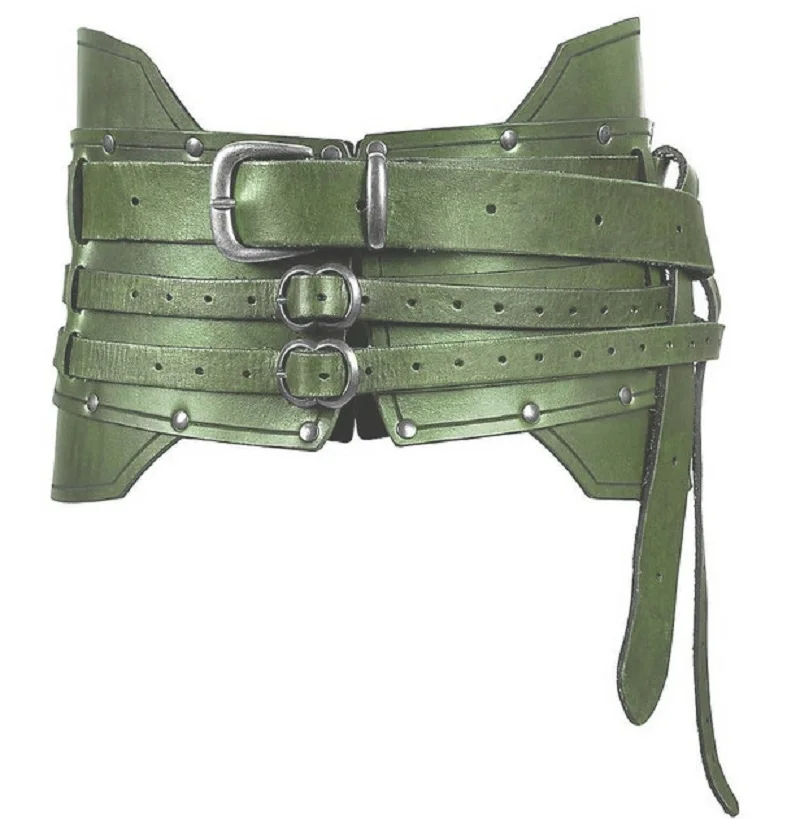 Medieval Cosplay Belt Steampunk Women Vintage Wide Belt Men Knight Armors Medieval Viking Pirate Costume For Adult medieval cosplay belt