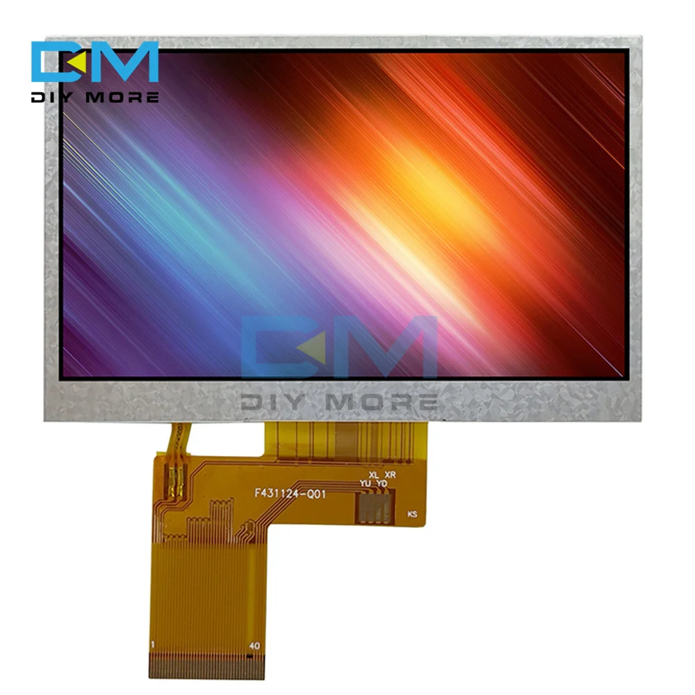 

4.3 Inch 480xRGBx272 GC3047 Driver 350 Bright TFT LCD Display Module without Touch 40PIN RGB