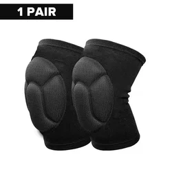 Thickened Sports Kneepad for Enhanced Protection and Support (Black)