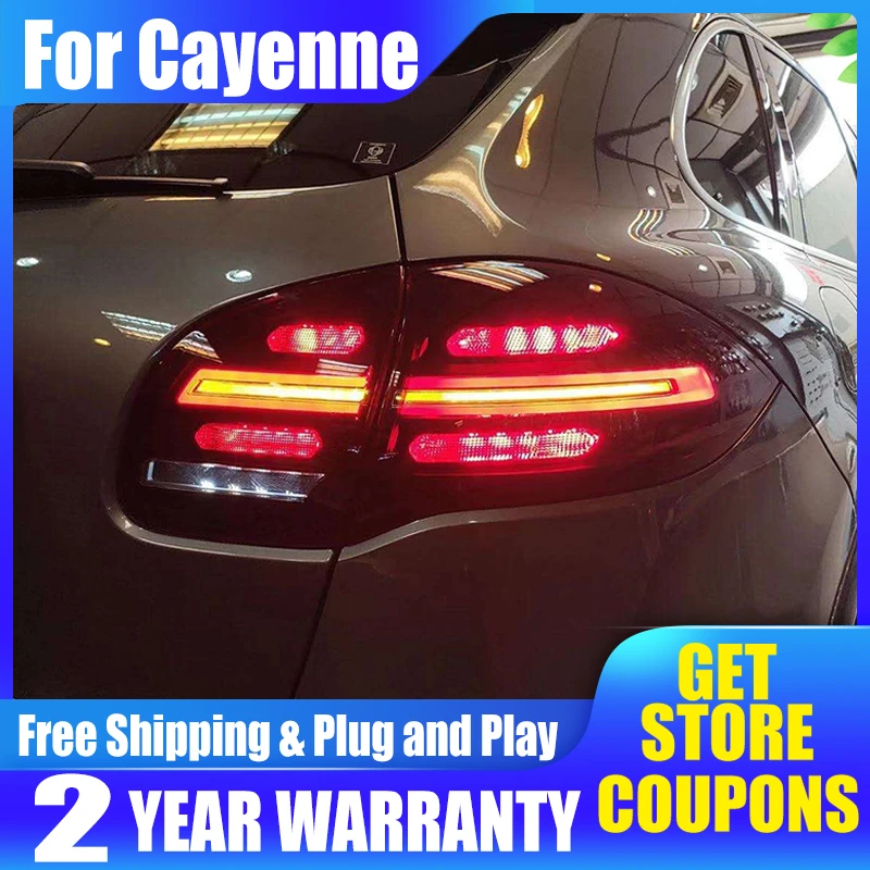 All LED Tail Lights For Porsche Cayenne Taillight 20112018 LED Dynamic