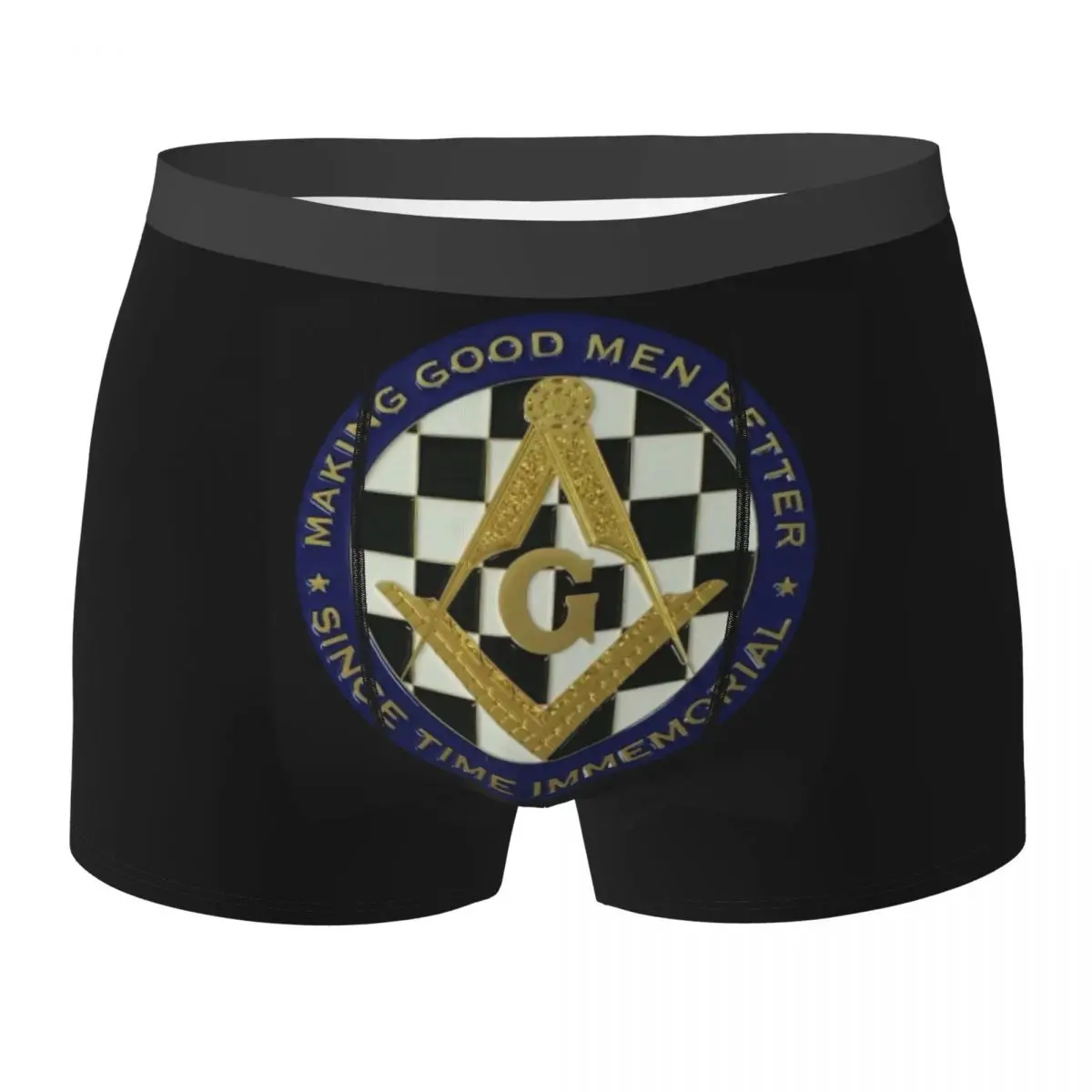 

Sexy Boxer Freemason Making Good Men Better Panties Briefs Men's Underwear Immemorial Breathable Underpants for Male S-XXL