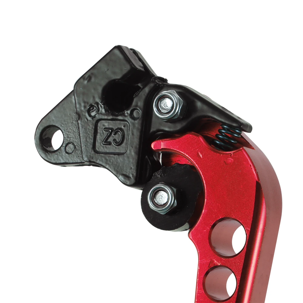 2 Pcs CNC Alloy Motorcycle Brake Handle Adjustable Size Moto Motorbike Modification Clutch Drum Brake Lever Handle Universal