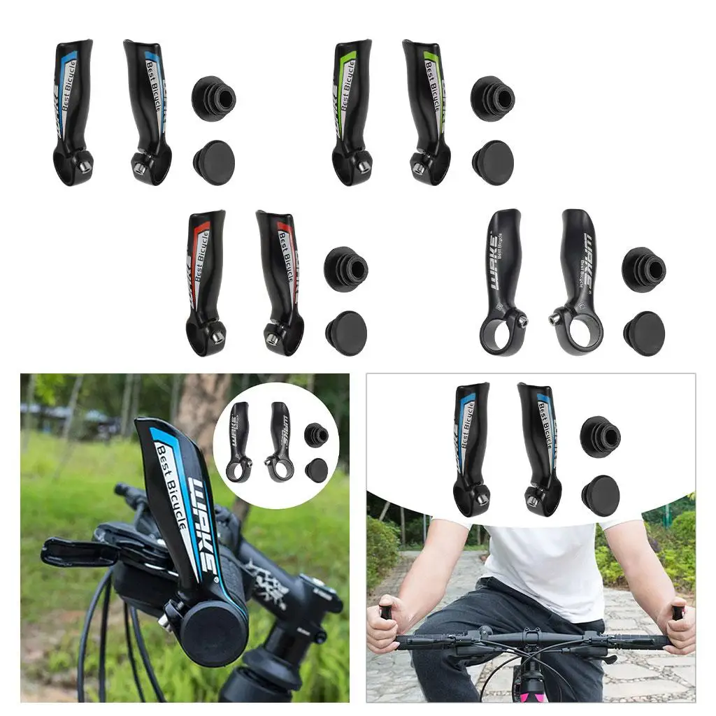 2 Pcs Mountain Bike Handlebar Ends Handle Bar Ends Cycling Accessories