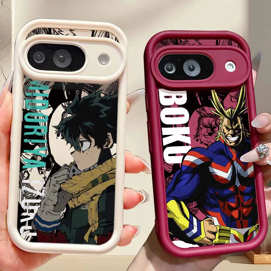 My Hero Academia Passion Soft TPU Fashion Phone Case with Eyes Ladder Lanyard