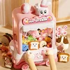 Mini Music Electric Toy Gifts Home Doll Grasping Machine Cartoon Claw Crane Machines with Light Rabbit Doll Machine Toy for Kids 1