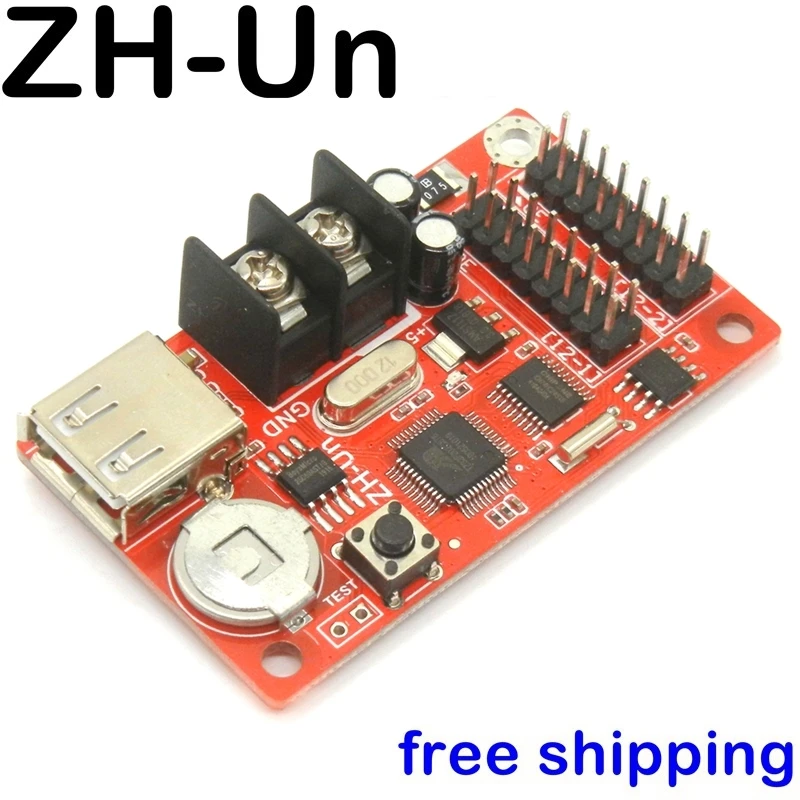 ZH-Un USB LED  ī, P10  Ʈѷ,  ؽƮ ÷ г, ̺ ,  , 320x32 ȼ