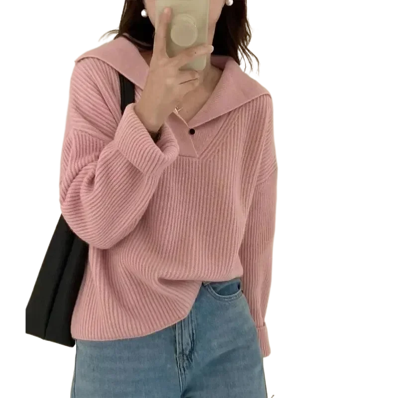 

Women's autumn and winter loose casual comfortable warm knitted underwear