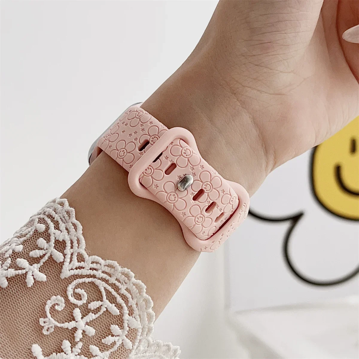 Watch Band For iWatch 42/44/45/49mm 38/40/41mm Silicone Fashion Watch Strap for Watch Series Ultra2 Se 9/8/7/6/5/4/3/2/1_voghion.com