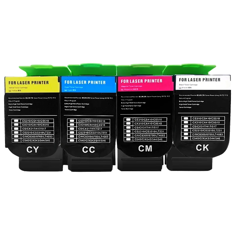 thumbnail image 2 of Printer Pro ™ Compatible Lexmark 70C1HK0 Black Toner Cartridge Lexmark Printer Cs310 Cs410 Cs510 2 of 9