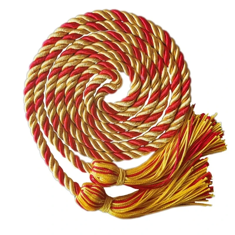 Graduation Ceremonies Cord with Long Tassels Graduation Cord Rope Belt Tassels for Photos