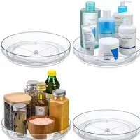 Rotating Storage Box Kitchen Condiment Tray Desktop Cosmetics Perfume Skin Care Products Storage Rack Storage Box Storage Rack 1