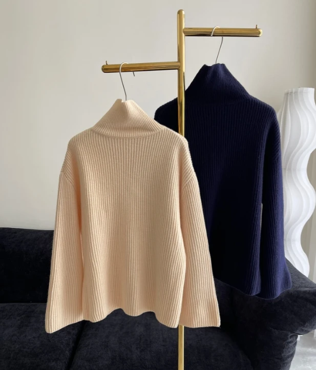 

Autumn and winter cashmere turtleneck sweater