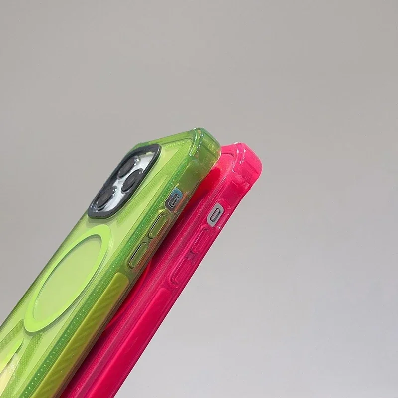 4 Corner Drop Proof Magnetic Phone Case Cover for IPhone 13 14 15 Pro Max Case for IPhone 15 Pro Max