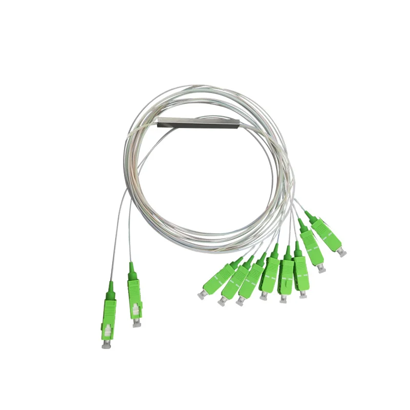0.9MM 2X8 광섬유 분배기 2*8 PLC 단일 모드 커플러 (SC/APC 포함)