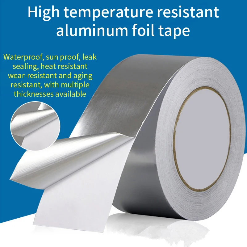 Aluminum Foil Tape Self Adhesive Seal Tape High Temperature Insulation