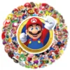 50/100/200Pcs Cartoon Super Mario Game Stickers Laptop Notebook Skateboard Fridge Phone Waterproof Decal Sticker Kids Toys 5