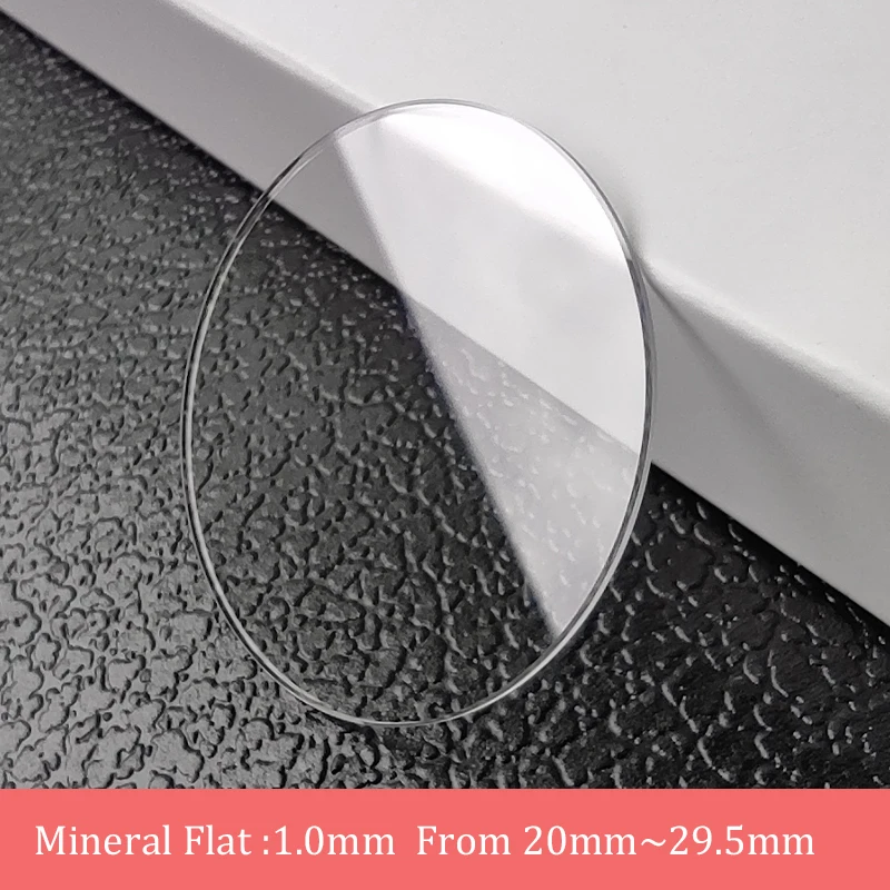 

Watch Crystal Flat Round Standard Mineral Watch Glass 1mm Thick from 20~29.5mm Watch Parts 1pc