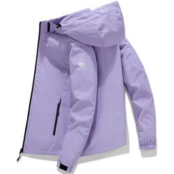 Men's Casual Warm Hooded Parka - Autumn/Winter Essentials - S (Women purple)