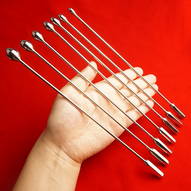 Penis Sex Toys Stainless Steel Urethral Sound Bullet Shaped Tip Penis Sounding Plug Metal Urethra Dilator Masturbation Sounding Penisplug