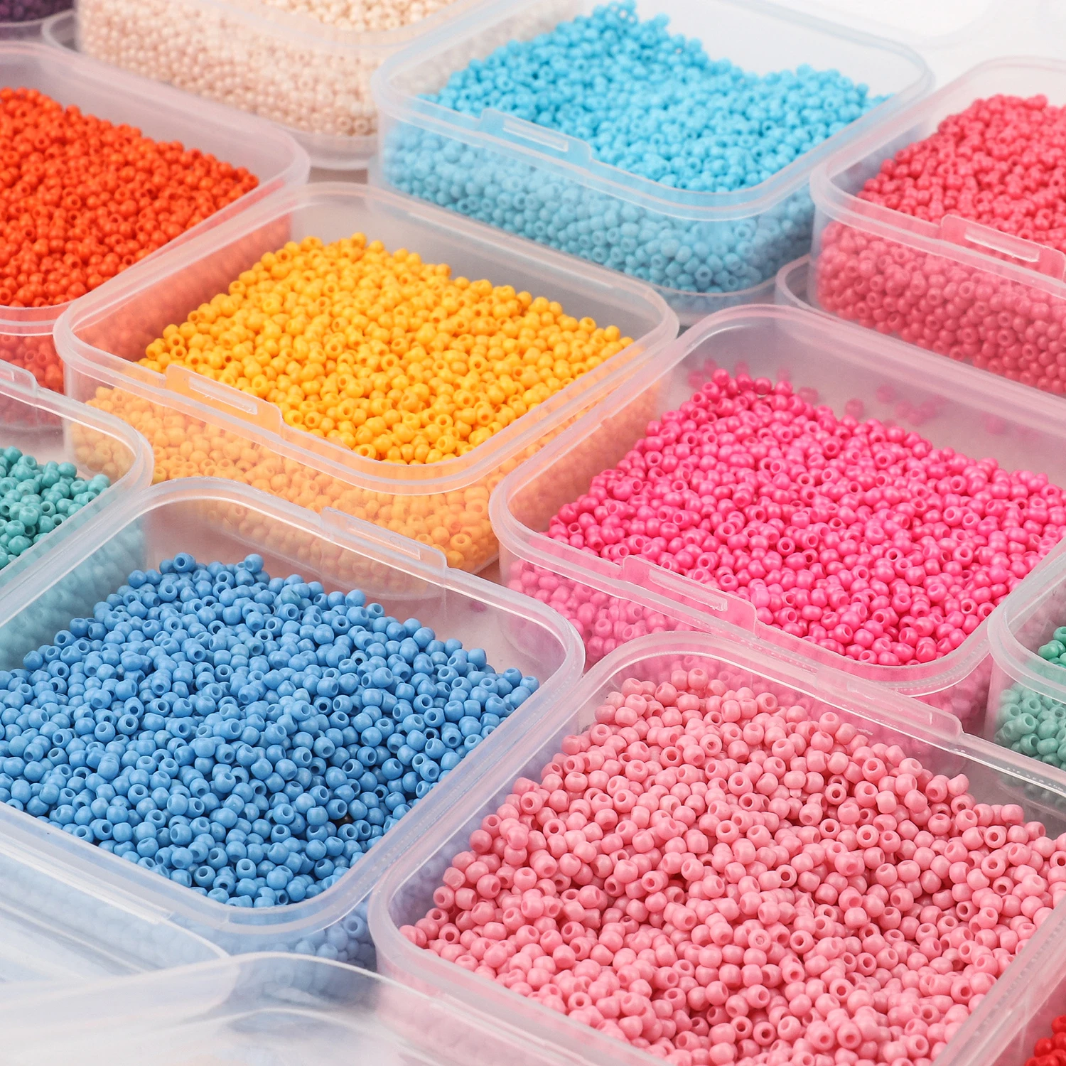 

4000pcs/Lot 2mm Charm Czech Glass Seed Beads Tiny Loose Spacer Beads For Jewelry Making DIY Bracelet Necklace Earring Accessory