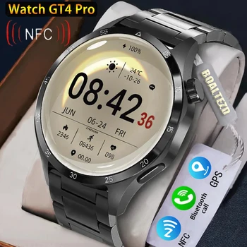 New For Huawei Smart Watch Men Watch 4 Pro AMOLED Screen Bluetooth Call NFC Health Monitoring Smartwatch 2024 New Watch GT 4