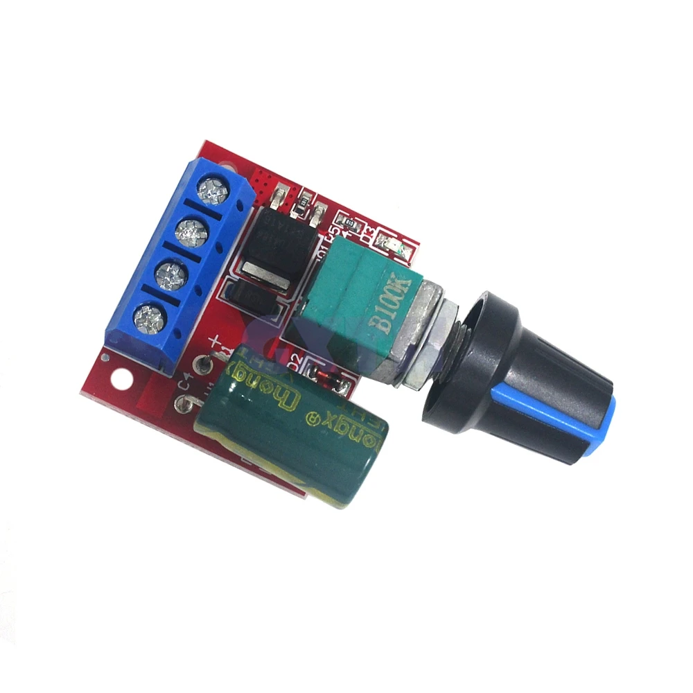 5A 90W PWM 12V DC Motor Speed Controller Module DC-DC 4.5V-35V Adjustable Speed Regulator Control Governor Switch 24V