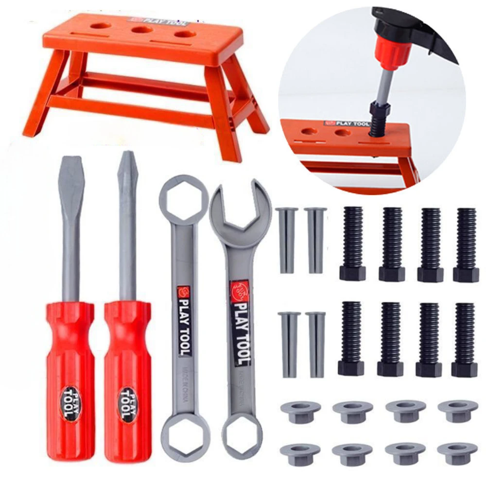WizKidz Electric Drill & Construction Toy Set For Boys & Girls Safe Toddler Pretend Play Tools Child-Friendly Roleplay Equipment 5