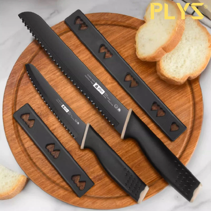 PLYSStainlesssteelserratedbreadknifecakeslicernocrumbsspecial