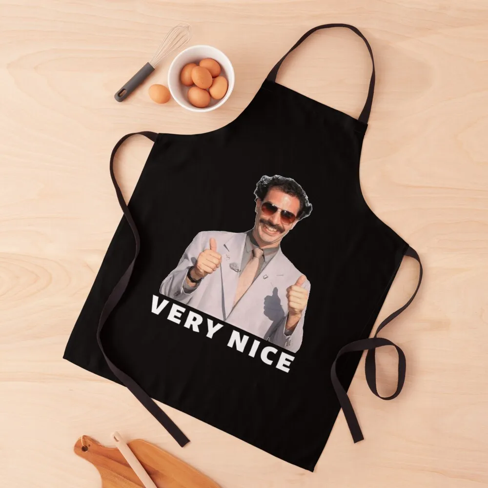 

Borat Very Nice Apron For Men Restaurant Kitchen Equipment Apron