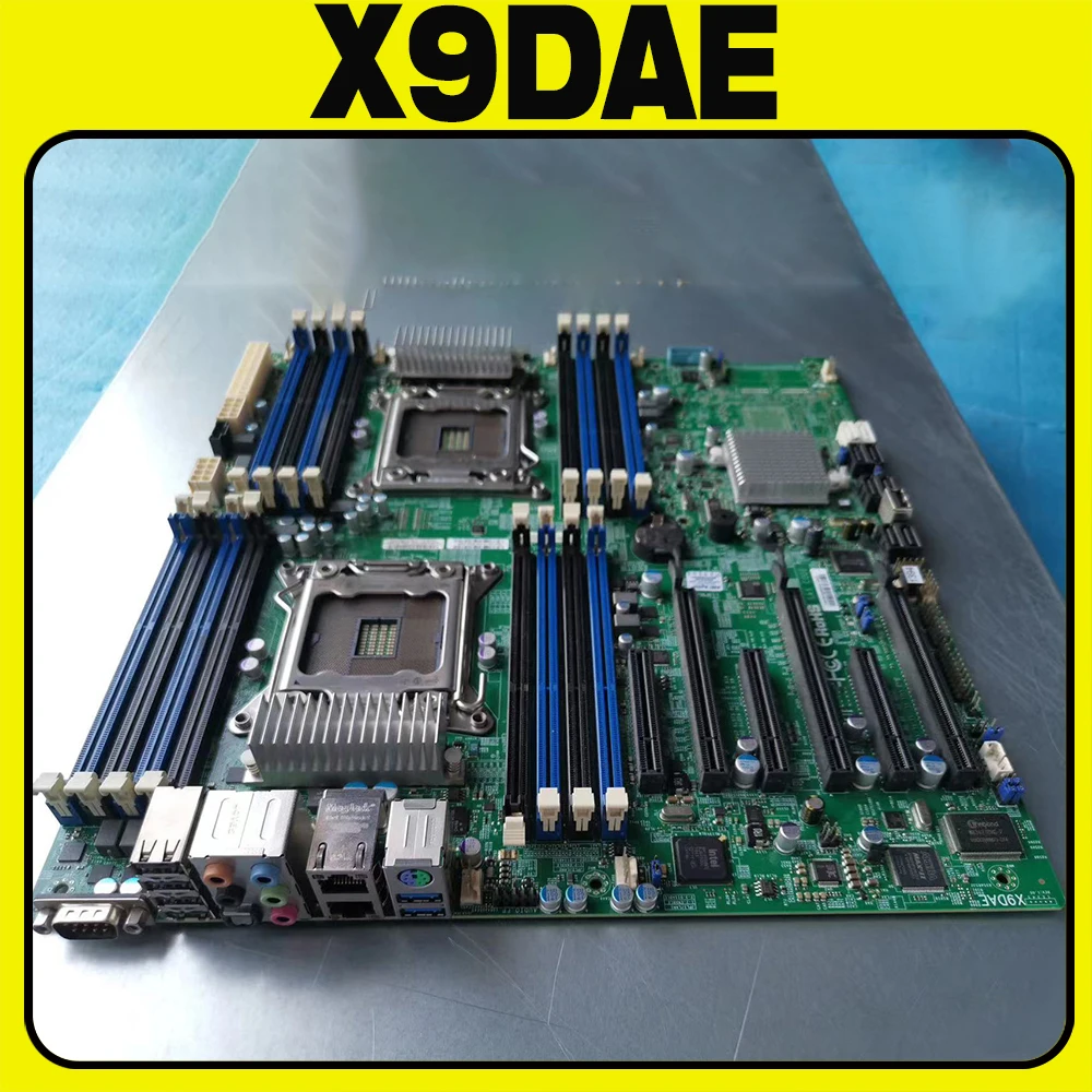 

Материнская плата x9ре для супермикро-сервера, семейство E5-2600 V1/V2 поддерживает 2-стороннюю Geforce SLI LGA2011 DDR3