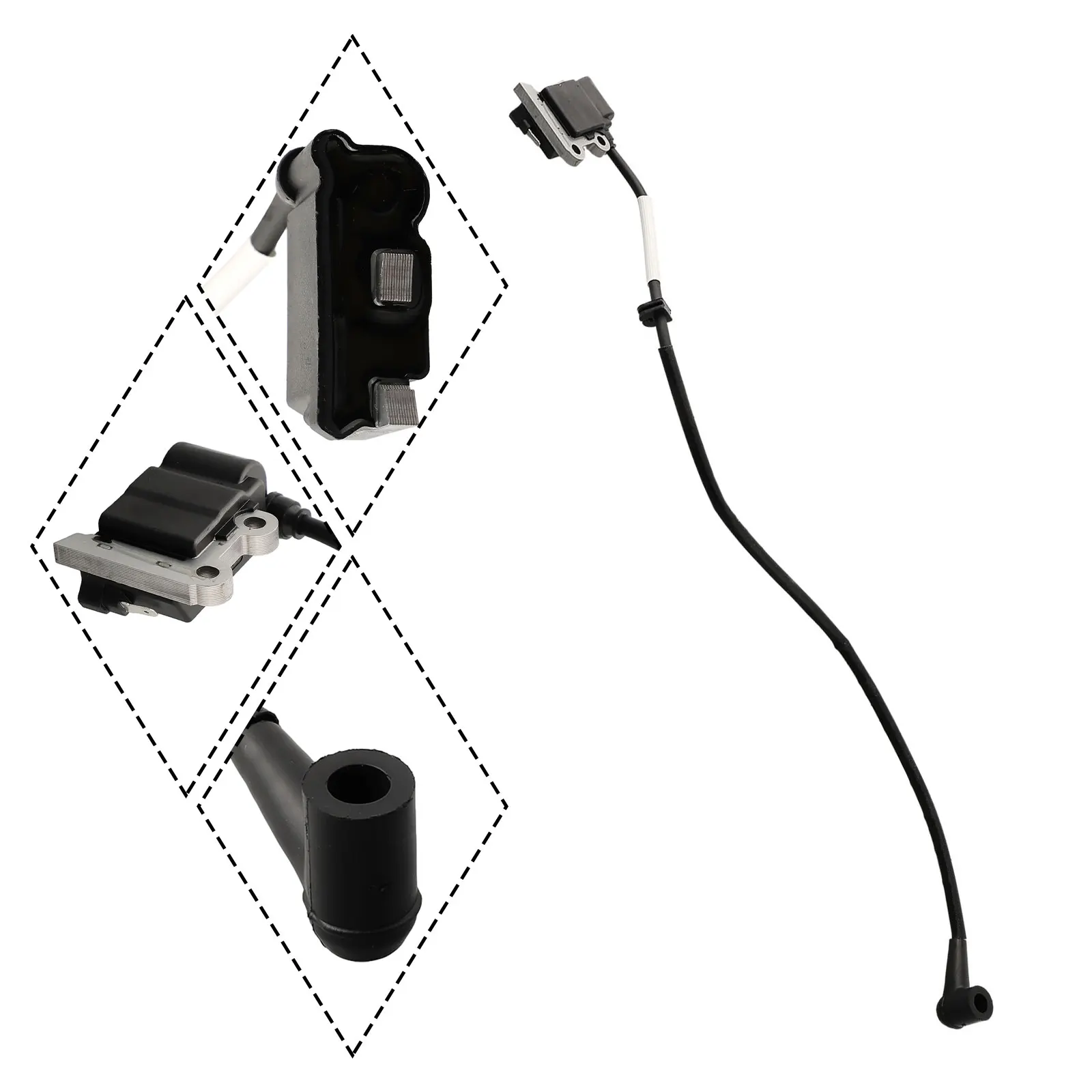 

Replacement Ignition Coil 502846401 Ensuring Reliable For 150BT Blower High-Performance Metal Smooth Operation