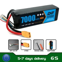 DXF 6S Lipo 22.2V 7000mAh 10000mAh 5200mAh Softcase Battery with XT60 EC5 XT90 for Car Truck Tank RC Buggy Truggy Racing Hobby 2